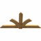 Ekena Millwork Redmond Rough Sawn Timber Gable Bracket, Western Red Cedar, 72"W x 36"H x 2"D x 6"F, 12/12 Pitch GBW072X36X0206RED00RWR - alternate 2
